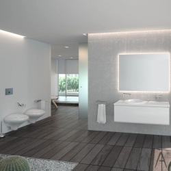 Vitra - Vitra İstanbul Rim-ex Kanalsız Asma Klozet, Beyaz