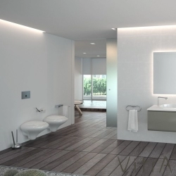 Vitra - Vitra İstanbul Rim-ex Kanalsız Asma Klozet, Beyaz