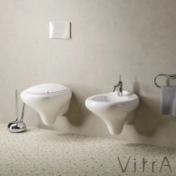 Vitra - Vitra İstanbul Rim-ex Kanalsız Asma Klozet, Beyaz