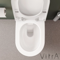 Vitra - Vitra Nest Rim-Ex Kanalsız Asma Klozet