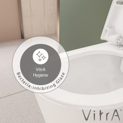 Vitra - Vitra Nest Rim-Ex Kanalsız Asma Klozet