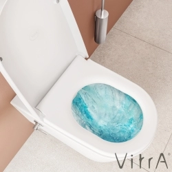 Vitra - Vitra Nest Rim-Ex Kanalsız Asma Klozet, Entegre Ara Musluklu