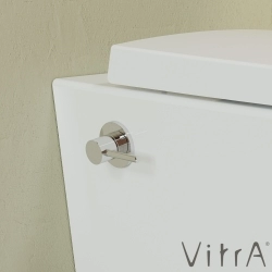 Vitra - Vitra Nest Rim-Ex Kanalsız Asma Klozet, Entegre Ara Musluklu