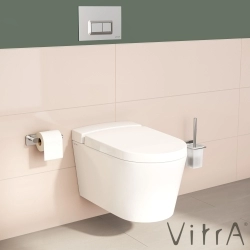 Vitra - Vitra Nest Rim-Ex Kanalsız Asma Klozet, VitraFresh Deterjan Hazneli