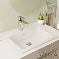Vitra - Vitra S20 Tezgah Üstü Lavabo, Kare 50 cm
