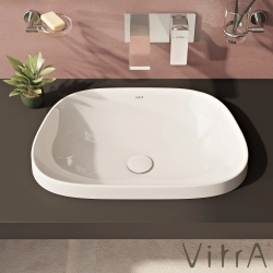 Vitra - Vitra Frame Tezgah Üstü TV Lavabo, 58 cm, Beyaz