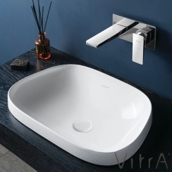 Vitra - Vitra Frame Tezgah Üstü TV Lavabo, 58 cm, Beyaz