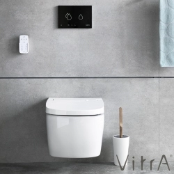 Vitra - Vitra Metropole V-Care Akıllı Rim-ex Asma Klozet, Basic, VitraClean, Yeni Seri