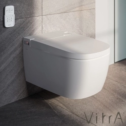 Vitra - Vitra Metropole V-Care Akıllı Rim-ex Asma Klozet, Basic, VitraClean, Yeni Seri