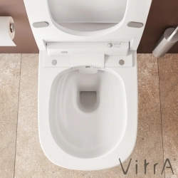 Vitra - Vitra Metropole V-Care Akıllı Rim-ex Asma Klozet, Comfort, VitraClean, Yeni Seri