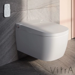 Vitra - Vitra Metropole V-Care Akıllı Rim-ex Asma Klozet, Comfort, VitraClean, Yeni Seri