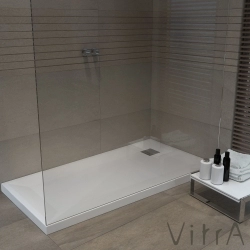 Vitra - Vitra T70 100x70 Sıfır Zemin Duş Teknesi