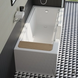 Vitra - Vitra Combo 170x75 AquaSoft Easy Hidromasajlı Küvet, (Krom Su Jetli), Sağ