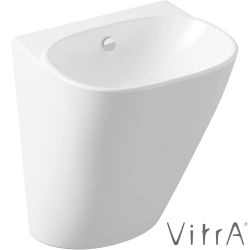 Vitra - Vitra Frame Monoblok Lavabo, 50 cm, Beyaz, Armatür Deliksiz