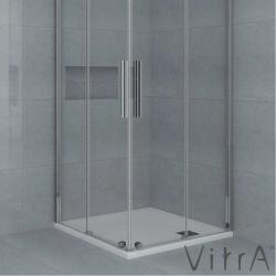 Vitra - Vitra T90 90x90 Sıfır Zemin Duş Teknesi