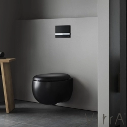 Vitra - Vitra Memoria Rim-Ex Kanalsız Asma Klozet, Mat Siyah
