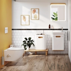 Vitra - Vitra Sento Lavabo, Sağdan Armatür Delikli, 50 cm