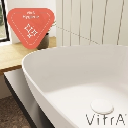 Vitra - Vitra Outline Asimetrik Çanak Lavabo, 56 cm, Beyaz