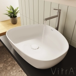 Vitra - Vitra Outline Asimetrik Çanak Lavabo, 56 cm, Beyaz