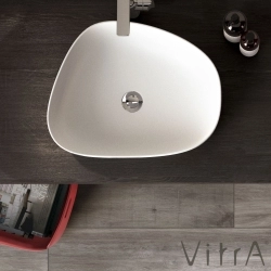 Vitra - Vitra Outline Asimetrik Çanak Lavabo, 56 cm, Beyaz