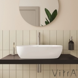 Vitra - Vitra Outline Asimetrik Çanak Lavabo, 56 cm, Beyaz