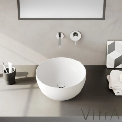 Vitra - Vitra Outline Yuvarlak Çanak Lavabo, 40 cm, Mat Beyaz