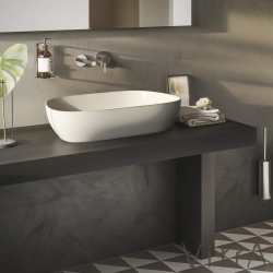 Vitra - Vitra Outline Çanak Lavabo, 63 cm, Mat Bej