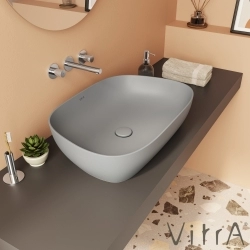Vitra - Vitra Outline Çanak Lavabo, 63 cm, Mat Taş Gri
