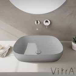 Vitra - Vitra Outline Çanak Lavabo, 63 cm, Mat Taş Gri