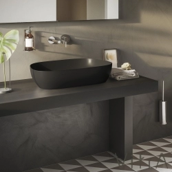 Vitra - Vitra Outline Çanak Lavabo, 63 cm, Mat Siyah