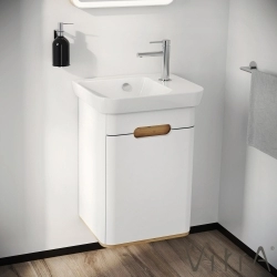 Vitra - Vitra Sento Lavabo Dolabı, 50 cm, Kapaklı, Mat Beyaz, Sol