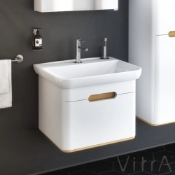 Vitra - Vitra Sento Tek Çekmeceli Lavabo Dolabı, Ayaksız, 65 Cm, Mat Beyaz