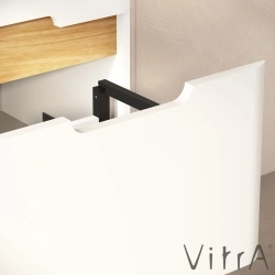 Vitra - Vitra Sento Tek Çekmeceli Lavabo Dolabı, Ayaksız, 65 Cm, Mat Beyaz