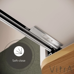 Vitra - Vitra Sento Tek Çekmeceli Lavabo Dolabı, Ayaksız, 80 Cm, Mat Beyaz