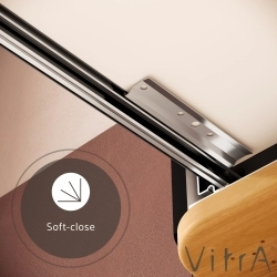 Vitra - Vitra Sento Tek Çekmeceli Lavabo Dolabı, Ayaksız, 65 Cm, Mat Antrasit