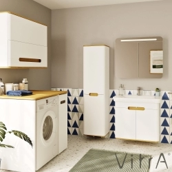 Vitra - Vitra Sento Ayaksız Boy Dolabı, Sol, Mat Beyaz