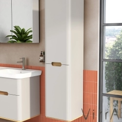 Vitra - Vitra Sento Ayaksız Boy Dolabı, Sol, Mat Beyaz