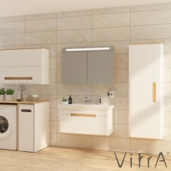 Vitra - Vitra Sento Temizlik Gereçleri Boy Dolabı, Sağ, Mat Beyaz