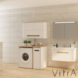 Vitra - Vitra Sento Çamaşır Makinesi Paneli, Sağ, Mat Beyaz