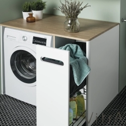 Vitra - Vitra Sento Çamaşır Makinesi Paneli, Sağ, Mat Beyaz