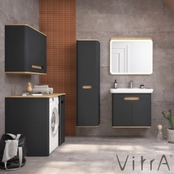 Vitra - Vitra Sento Çamaşır Makinesi Paneli, Sağ, Mat Antrasit