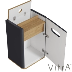 Vitra - Vitra Sento Ayaksız Orta Ünite, Sol, Mat Antrasit