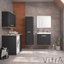 Vitra - Vitra Sento Üst Dolap, 105 cm, Mat Antrasit