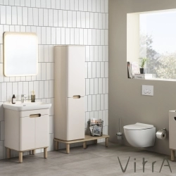 Vitra - Vitra Sento Aydınlatmalı Ayna, 50 cm, Açık Meşe