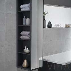 Vitra - Vitra Frame Bornoz Ünitesi, Mat Siyah