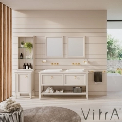 Vitra - Vitra Valarte Ayna, 65 cm, Mat Fildişi