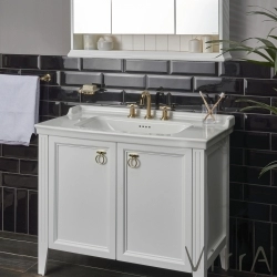 Vitra - Vitra Valarte Led Aydınlatmalı Dolaplı Ayna, 100 cm, Mat Beyaz