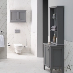 Vitra - Vitra Valarte Açık Vitrin, 55 cm, Mat Gri