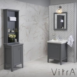 Vitra - Vitra Valarte Açık Vitrin, 55 cm, Mat Gri