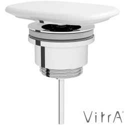 Vitra - Vitra Metropole Dikdörtgen Seramik Lavabo Süzgeci, Parlak Beyaz